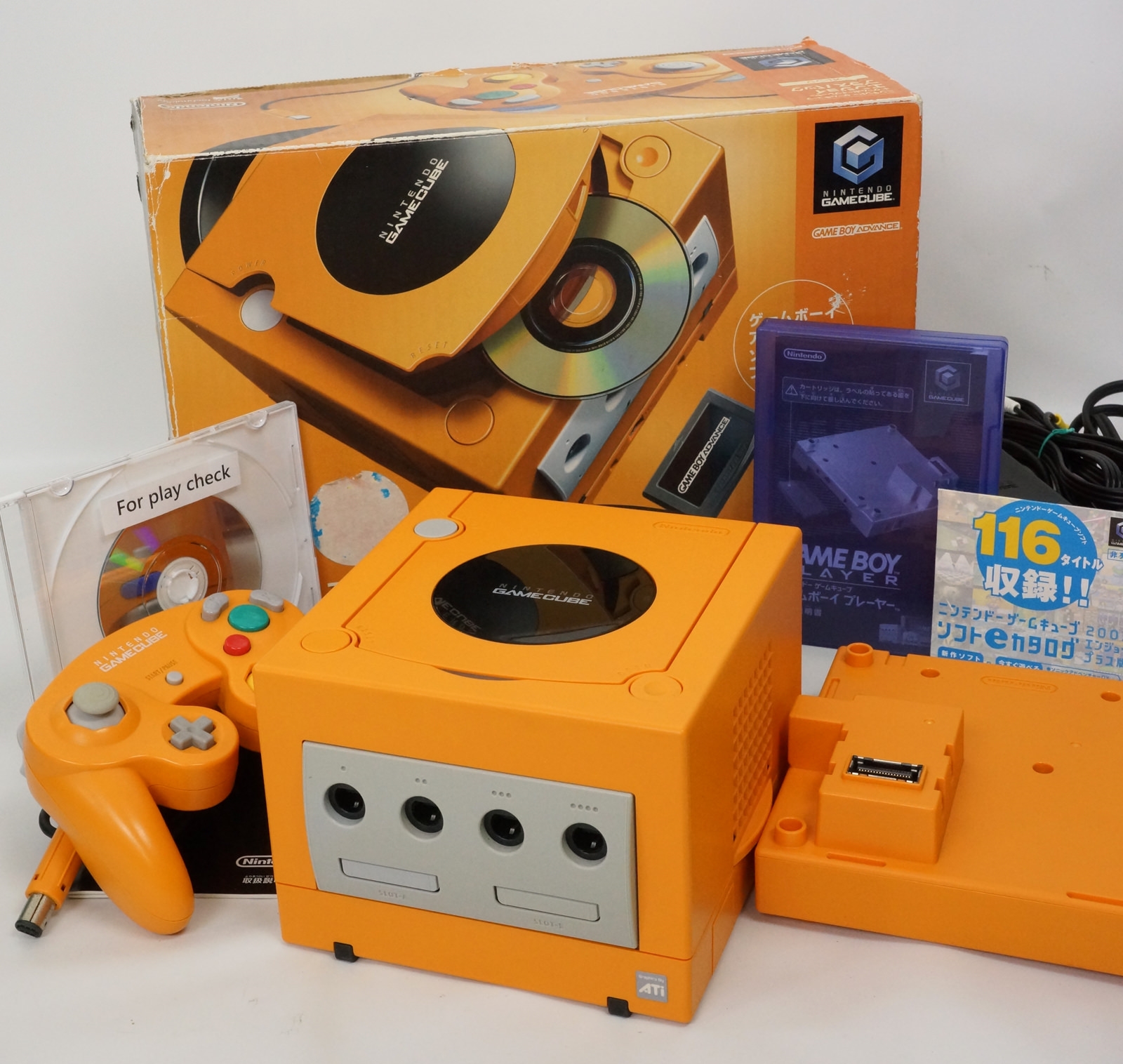 Nintendo GAMECUBE GC DOL - 001 JPN indigo / ニンテンドー