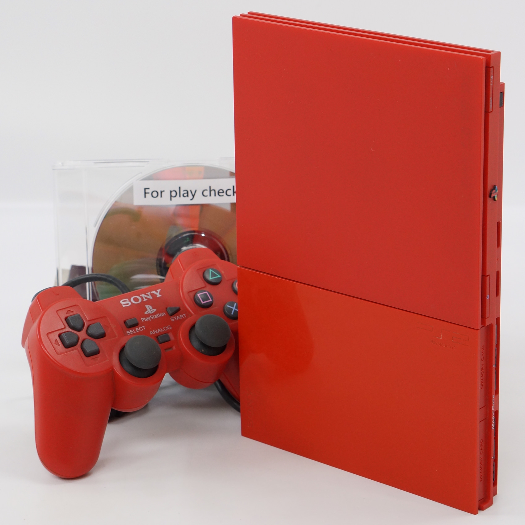 PS2 Slim Console SCPH-90000 CR Only for NTSC-J CINNABAR