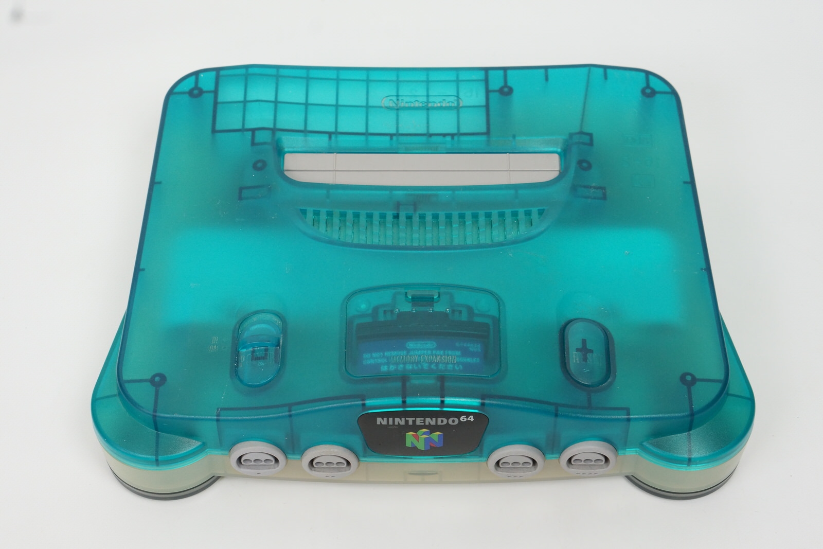 Nintendo 64 Clear Blue Console System Boxed Tested JAPAN