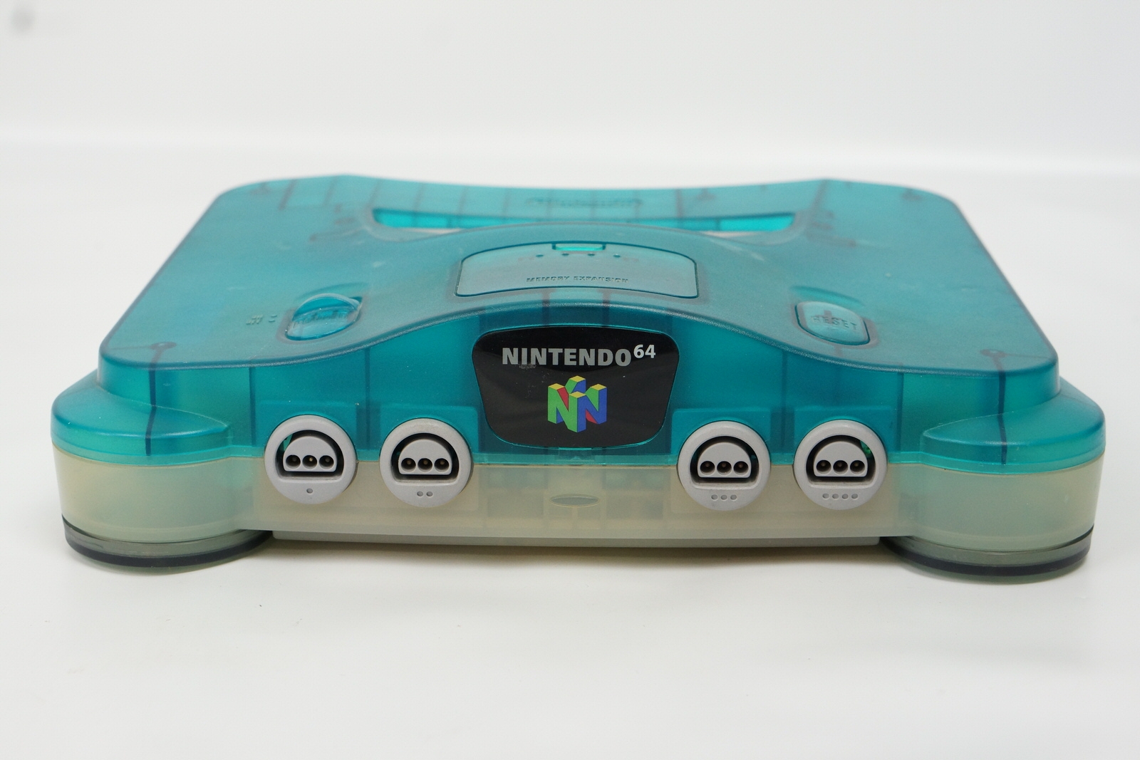 Nintendo 64 Clear Blue Console System Boxed Tested JAPAN