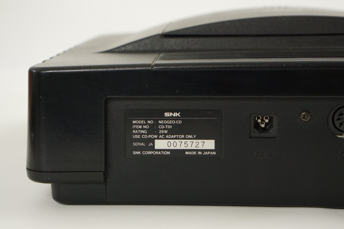NEO GEO CD Console Boxed SNK Tested System -NTSC-J CD