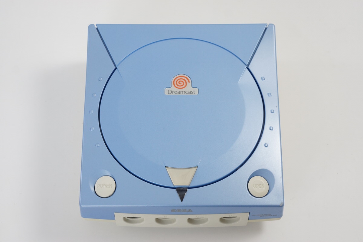 Dreamcast PEARL BLUE Console Limited Tested System Sega -NTSC-J