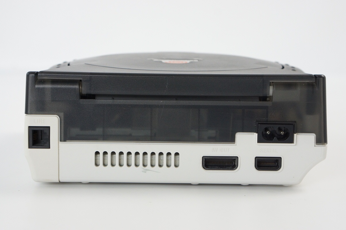 Dreamcast Console Official Case Crystal Black HKT-3000 Tested SEGA