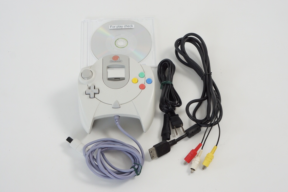 Dreamcast Console Official Case Crystal Black HKT-3000 Tested SEGA