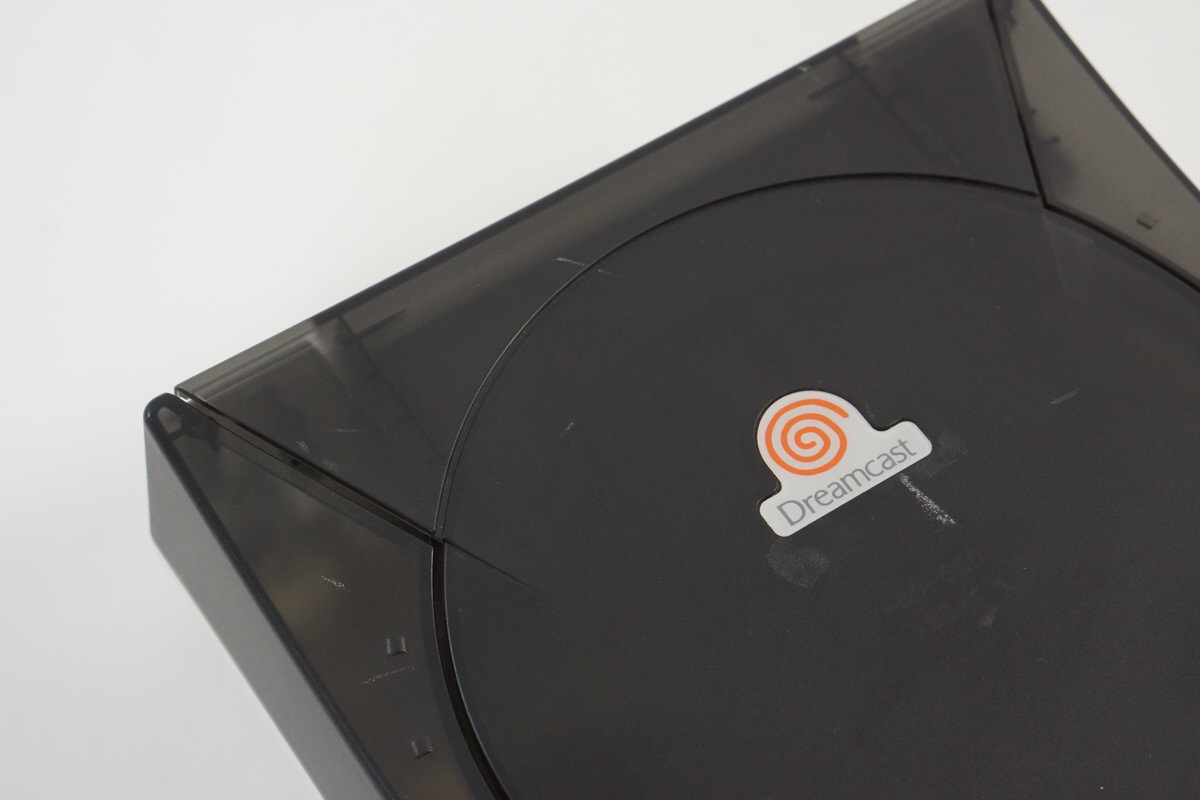 Dreamcast Console Official Case Crystal Black HKT-3000 Tested SEGA
