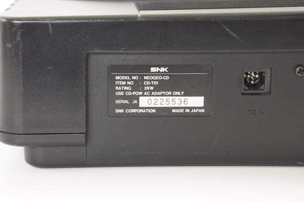 NEO GEO CD Console CD-T01 with Games Tested System SNK -NTSC