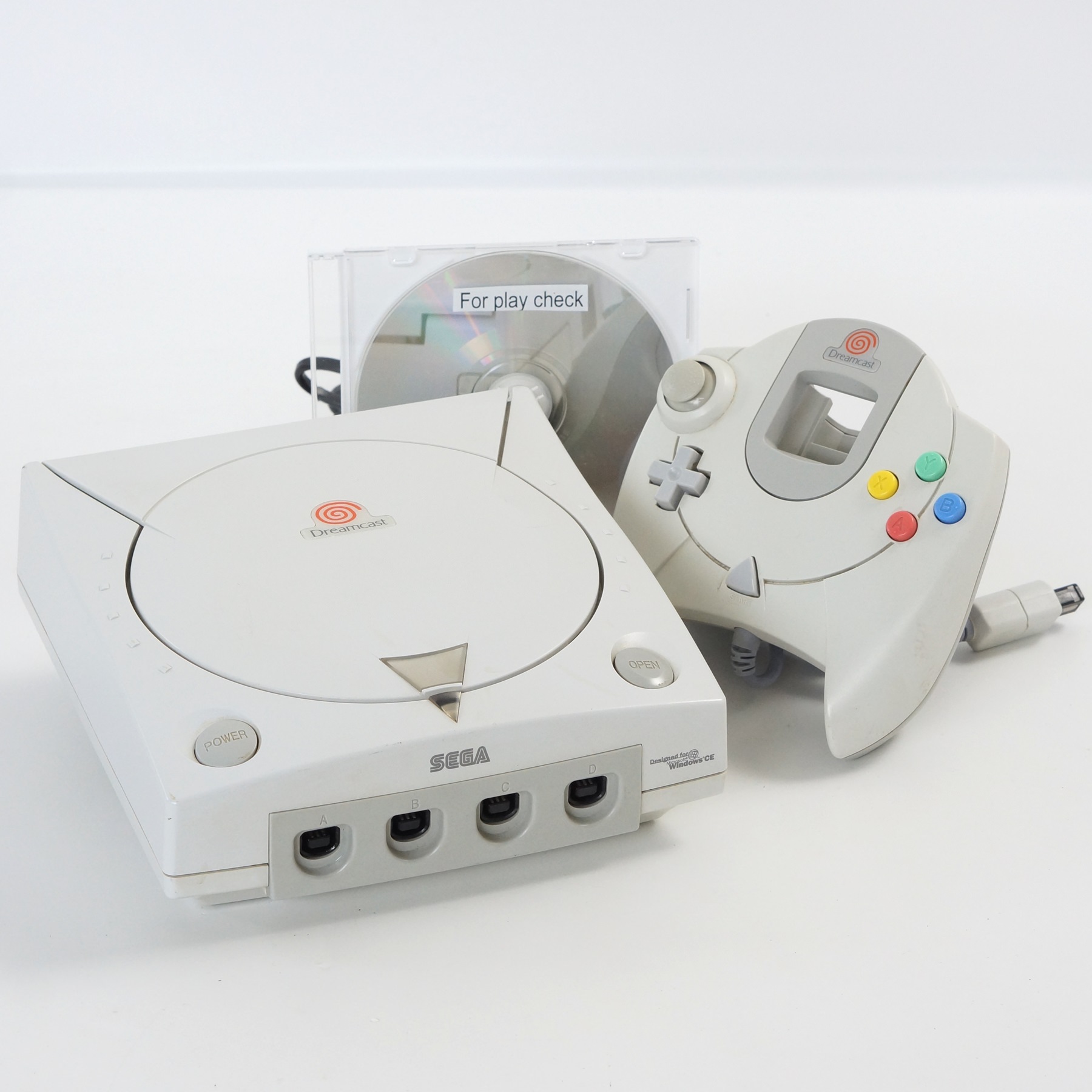 Dreamcast Console HKT-3000 ASAHI 1998 Tested System SEGA -NTSC-J