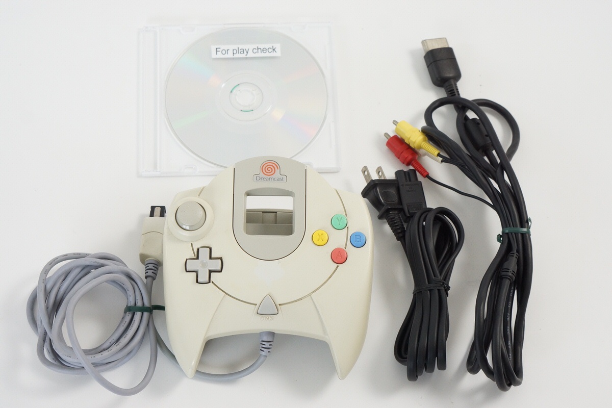 【すぐ遊べるセット】セガ Dreamcast HKT-3000 01-243 Sega Dreamcast HKT-3000 Main Unit and Peripherals Set White