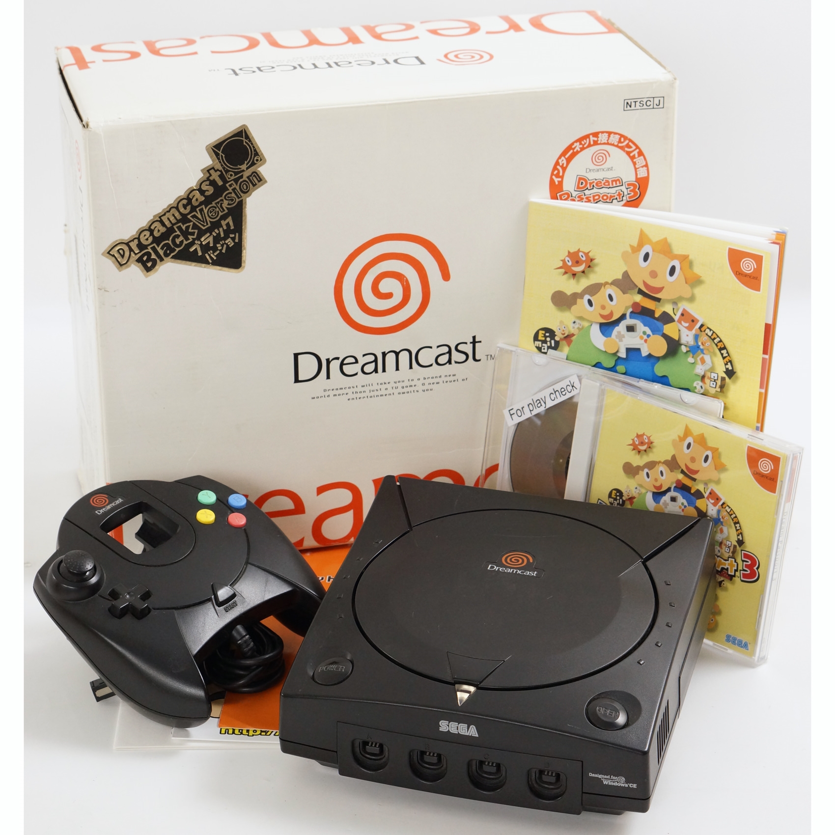 Dreamcast BLACK Version Limited Console Boxed Tested system Dreamcast BLACK Version Limited Console Boxed Tested system