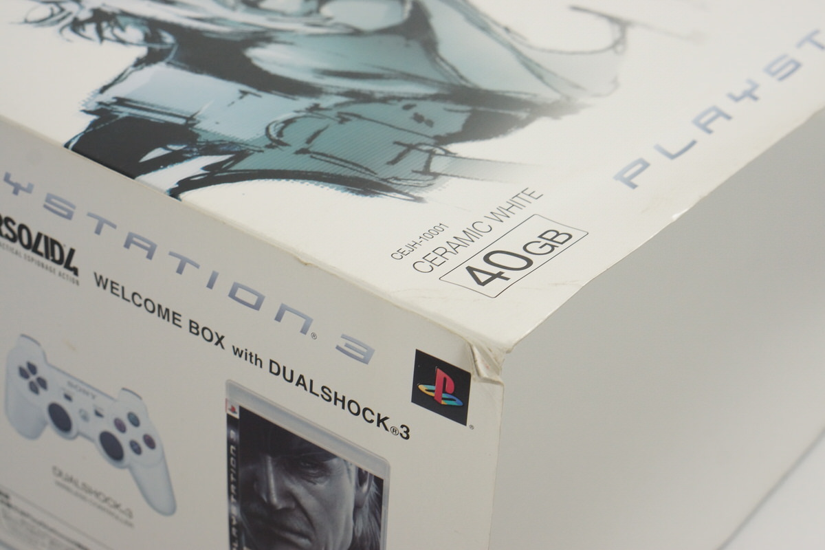 PS3 Playstation 3 Console Metal Gear Solid 4 CECHH00 CW 40GB