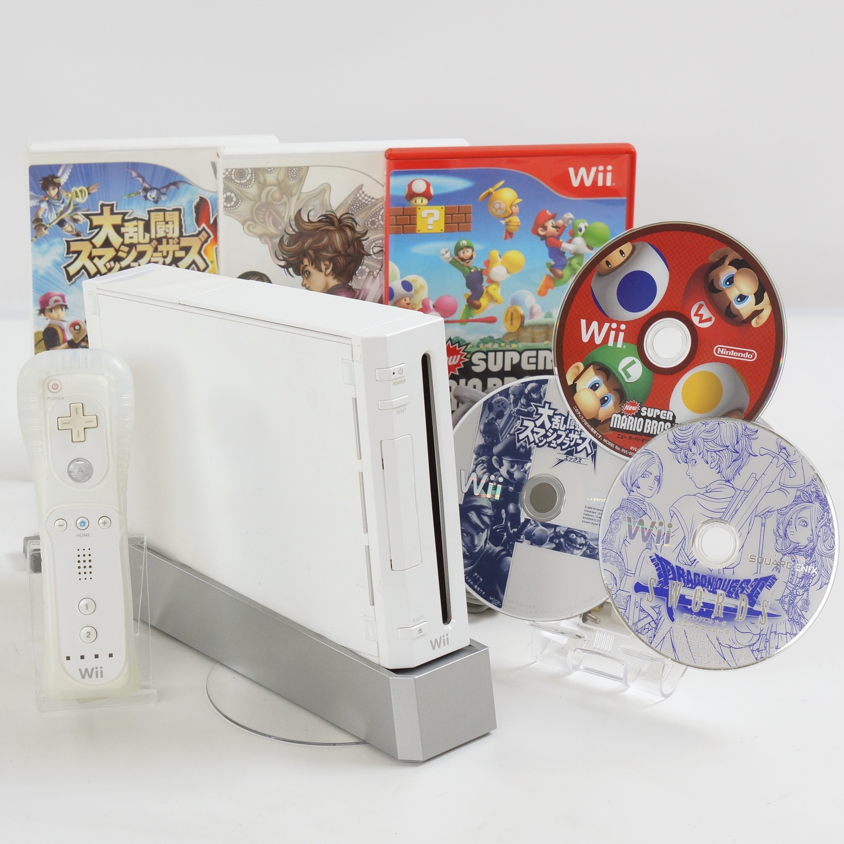 Nintendo Wii Console White RVL001 Tested System -Japan Model