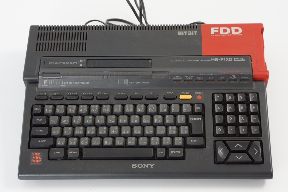 【新作からSALEアイテム等お得な商品満載】 MSX2 SONY HB-F1XD HIT BIT Computer Tested Controller port A その他