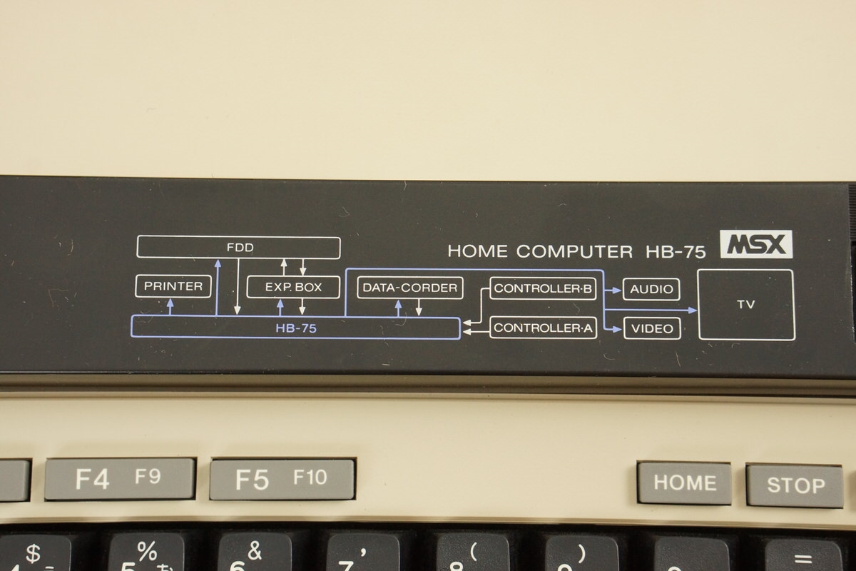 MSX SONY HIT BIT Home Computer HB-75 Tested JAPAN Game