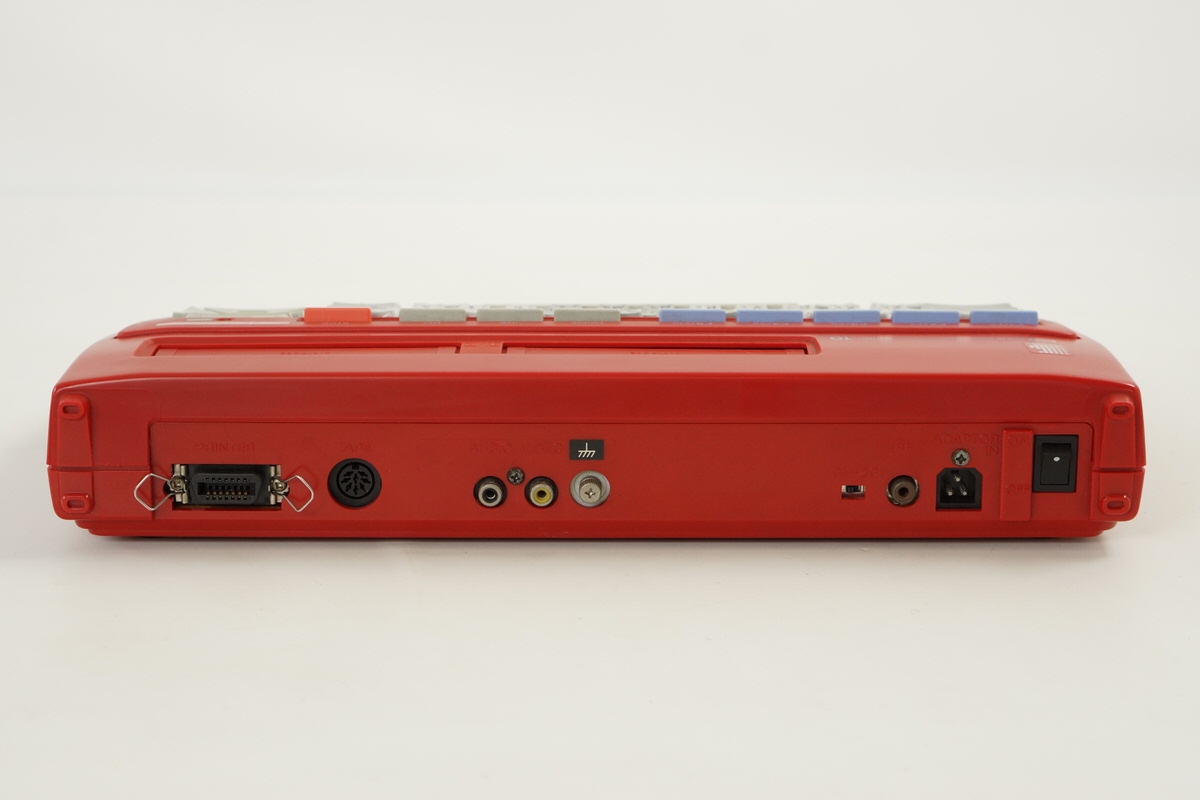 MSX SONY HIT BIT HB-10 Home Computer Red Maintained Tested