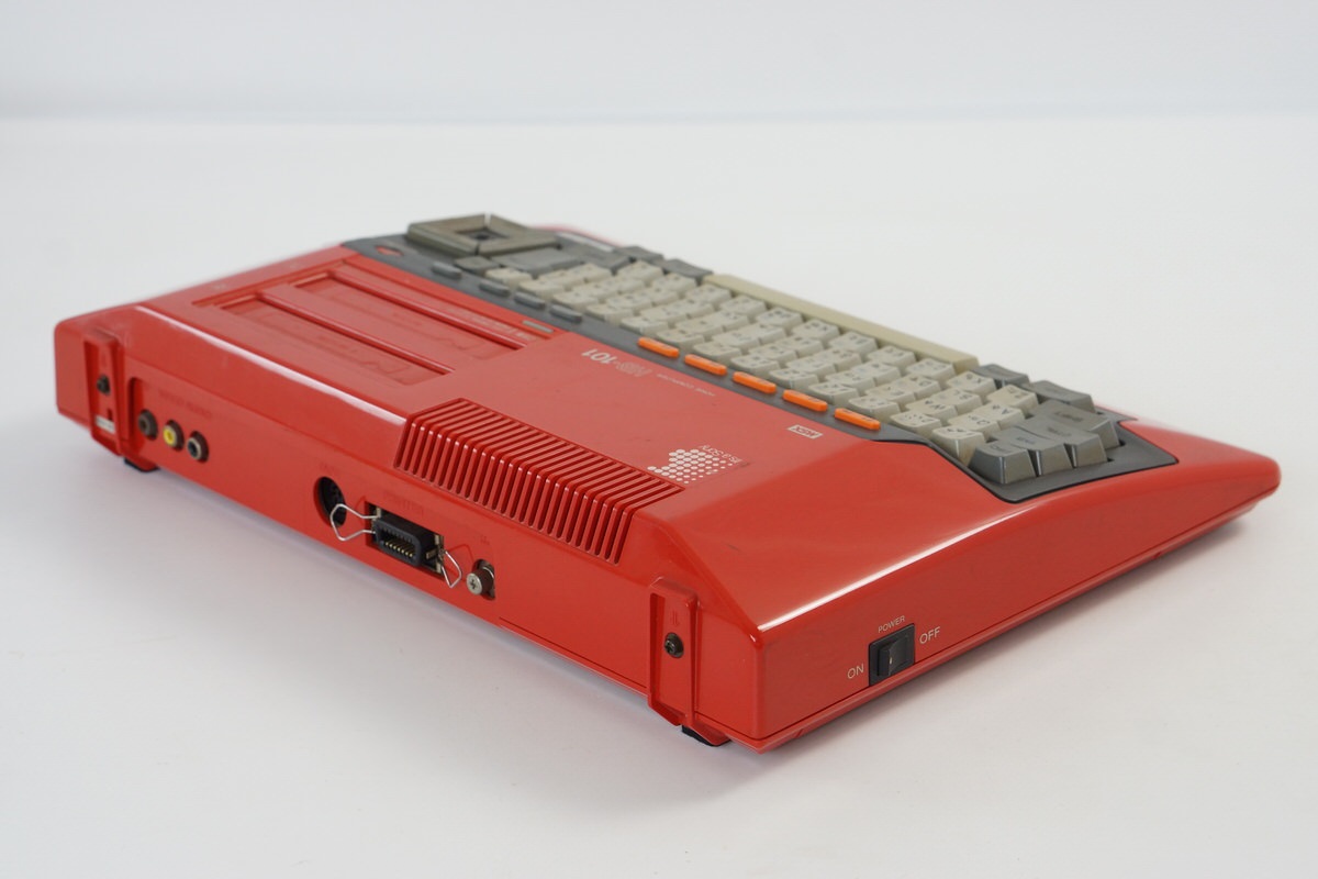 MSX SONY HIT BIT Home Computer HB-101 RED Tested JAPAN Game 231604