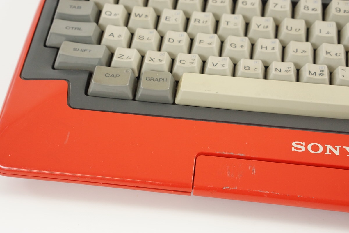 MSX SONY HIT BIT Home Computer HB-101 RED Tested JAPAN Game