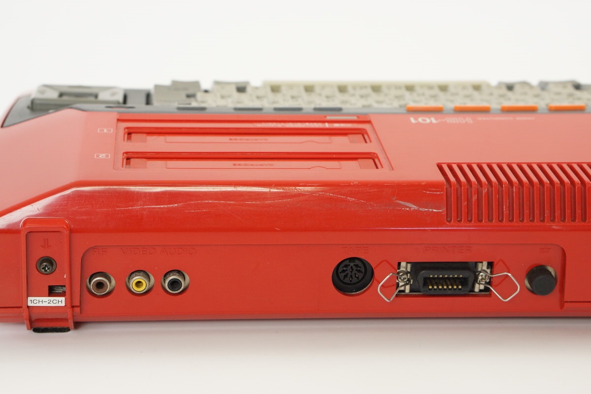 MSX SONY HIT BIT Home Computer HB-101 RED Tested JAPAN Game