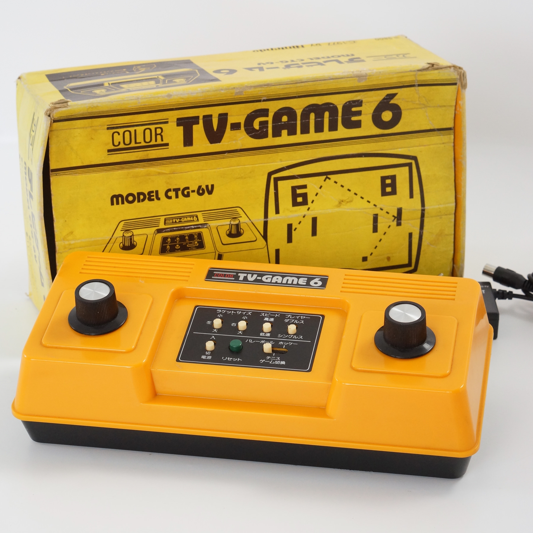 COLOR TV GAME 6 Console Boxed CTG-6V Nintendo Tested System