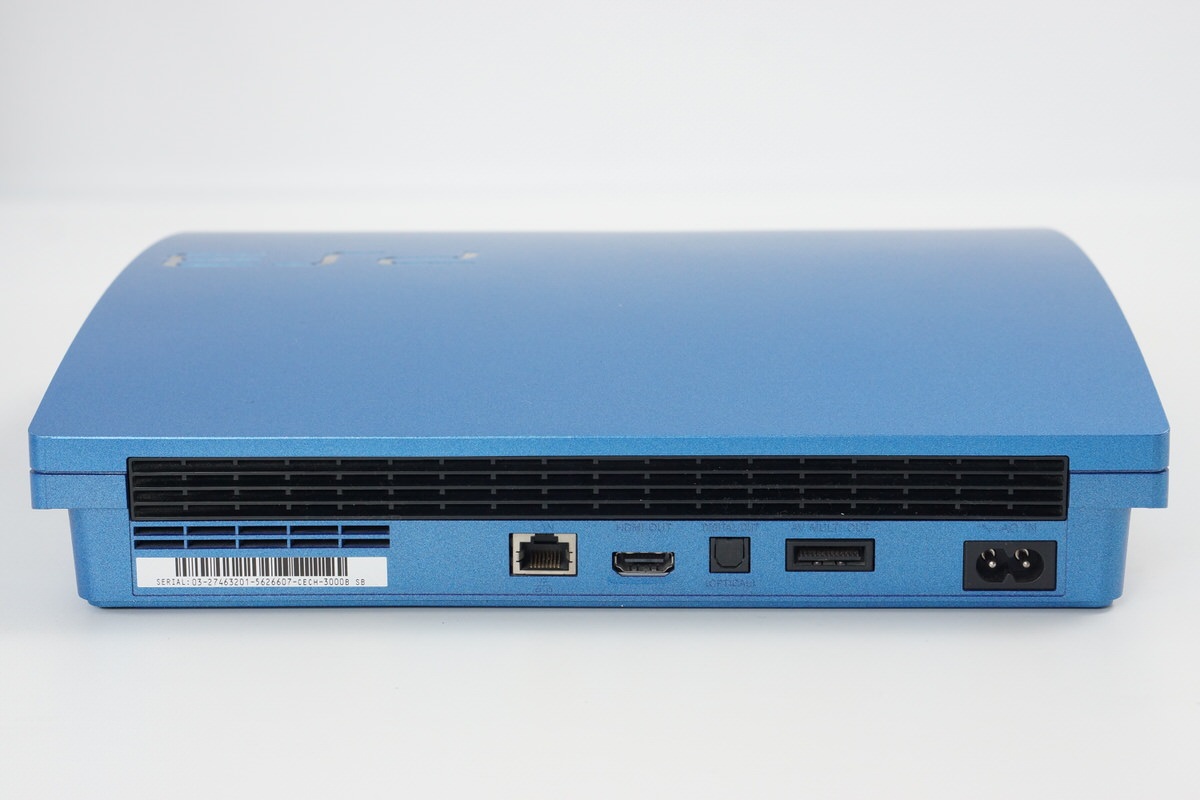 PS3 Playstation3 SPLASH BLUE Console CECH-3000B 320GB Tested