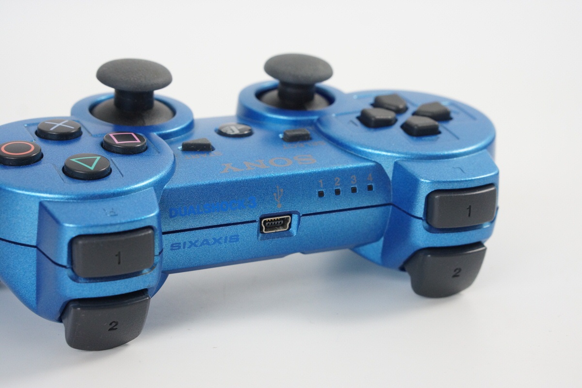 PS3 Playstation3 SPLASH BLUE Console CECH-3000B 320GB Tested