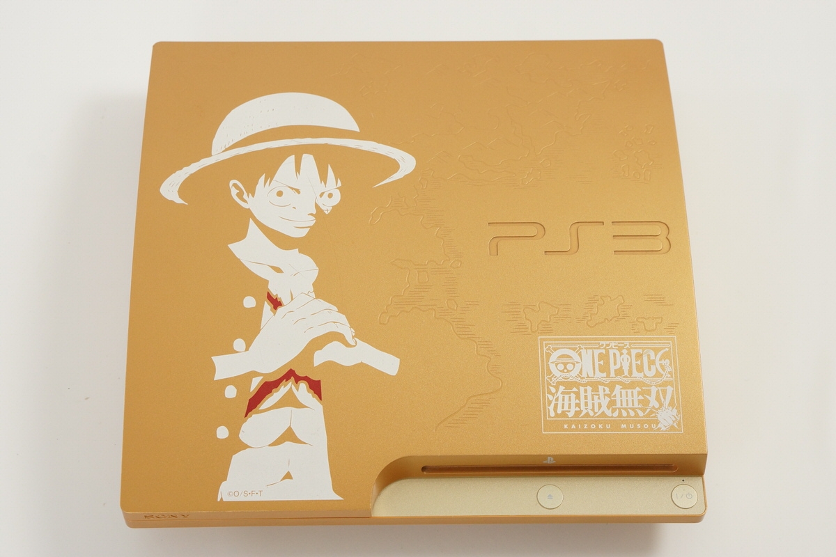 SONY PS3 Console Only One Piece Gold Edition CECH-3000B