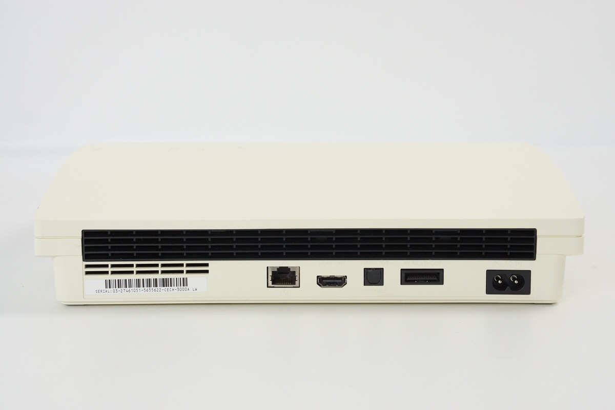 PS3 Playstation3 CLASSIC WHITE Console CECH-3000A LW 160GB Tested