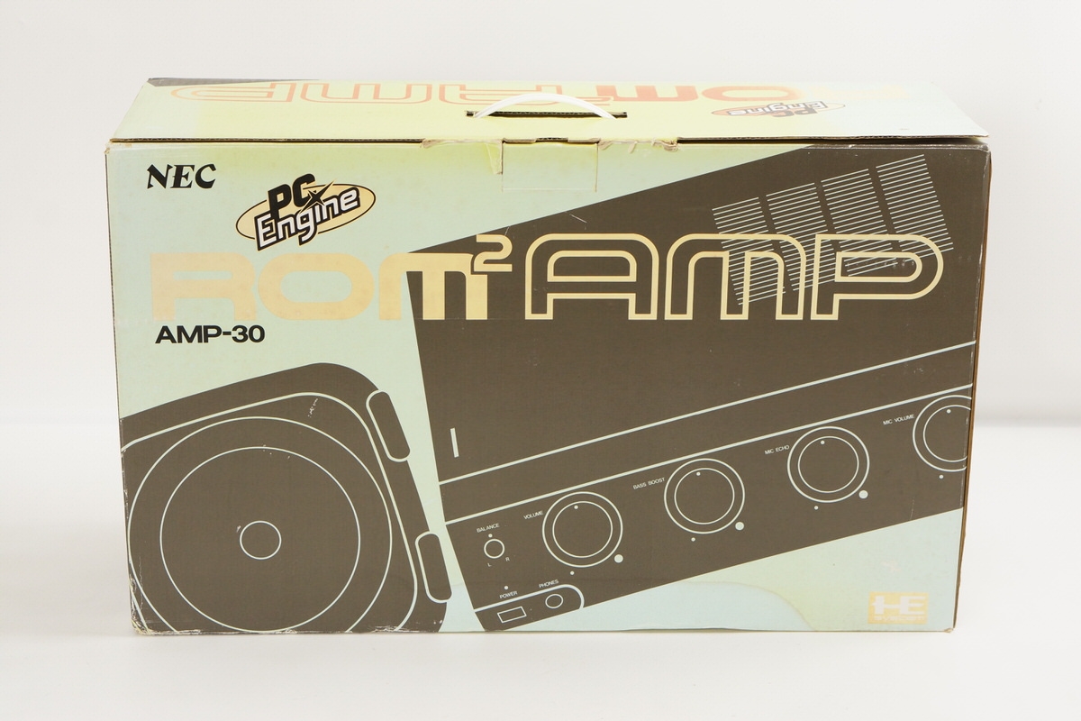 PC-Engine ROM ROM AMP Stereo Amplifier Boxed AMP-30 Tested