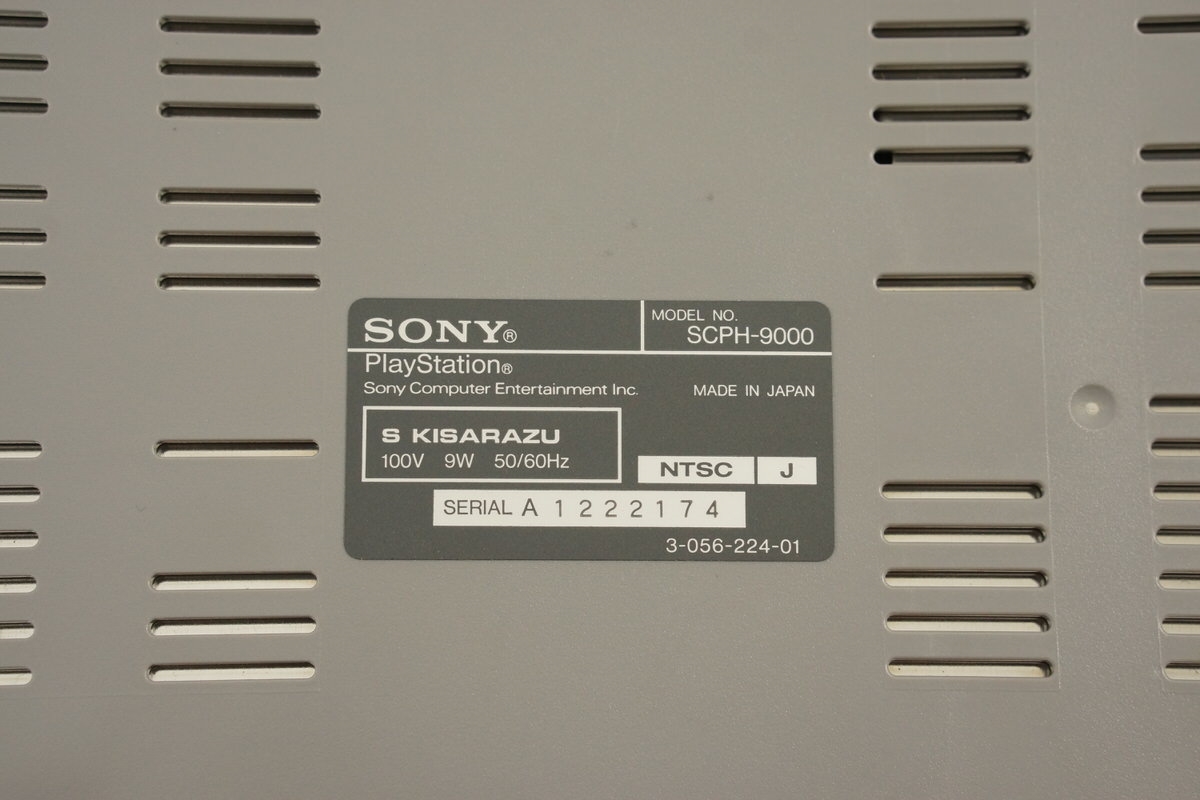 SONY Playstation Console System Boxed SCPH-9000 Tested NTSC-J