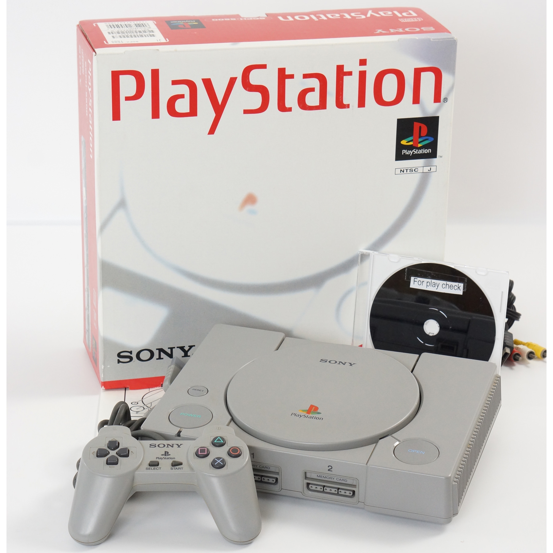 PS1 Playstation Console Boxed SCPH-5500 SONY Tested System