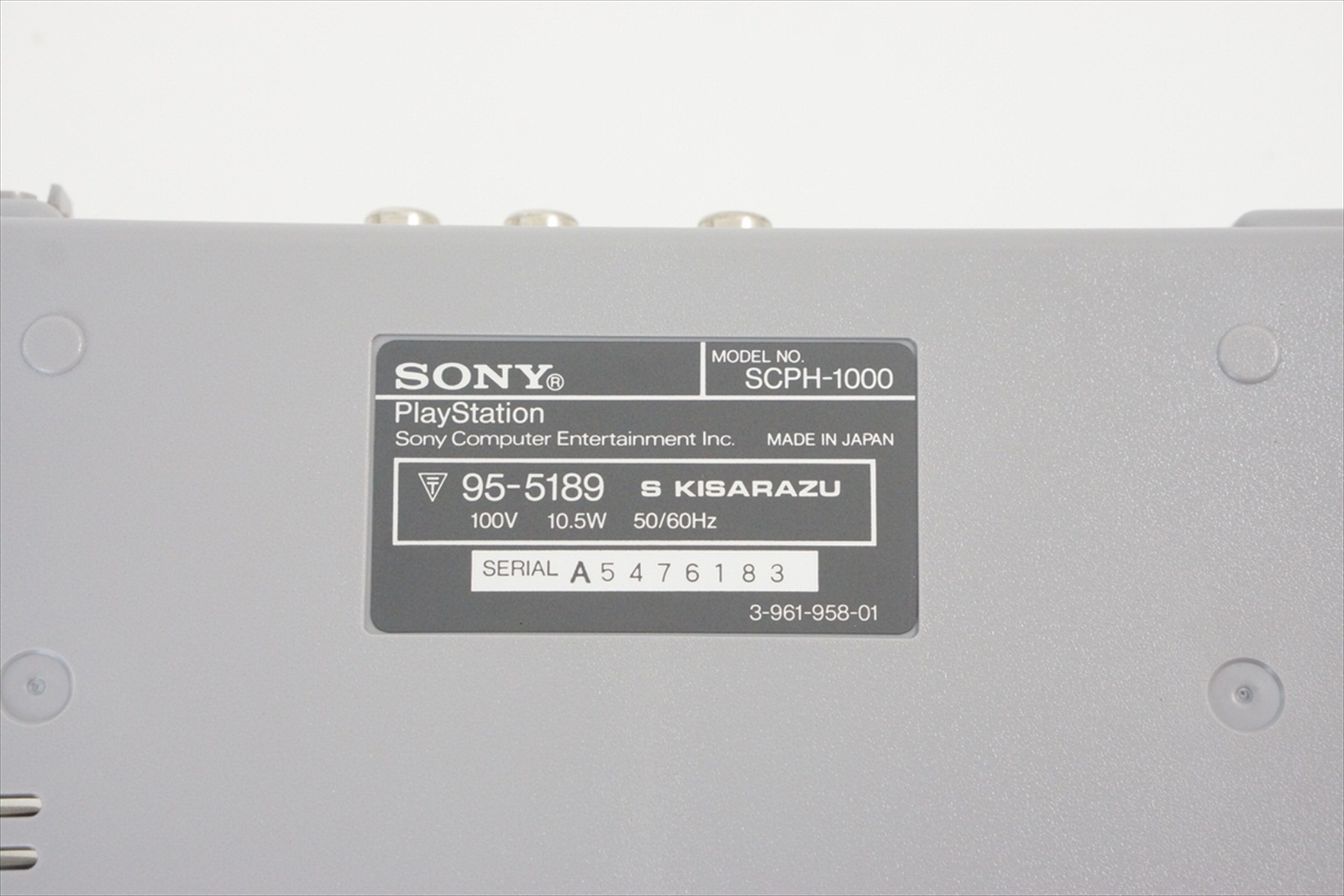 PS1 Playstation Console Boxed SCPH-1000 Original Tested