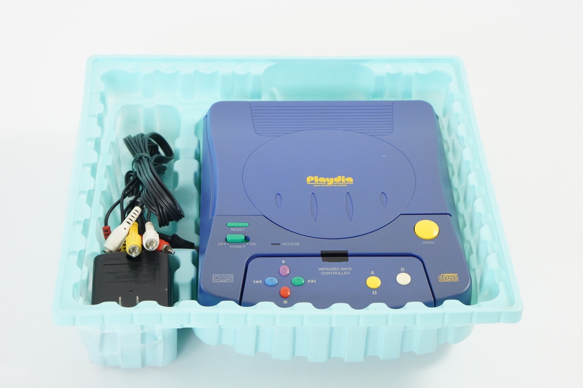 PLAYDIA Console System Boxed BANDAI BA-001 Tested JAPAN Game