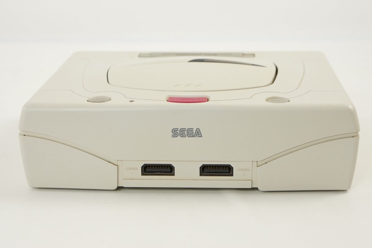 Sega Saturn WHITE Console System HST-3220 JAPAN wz Games