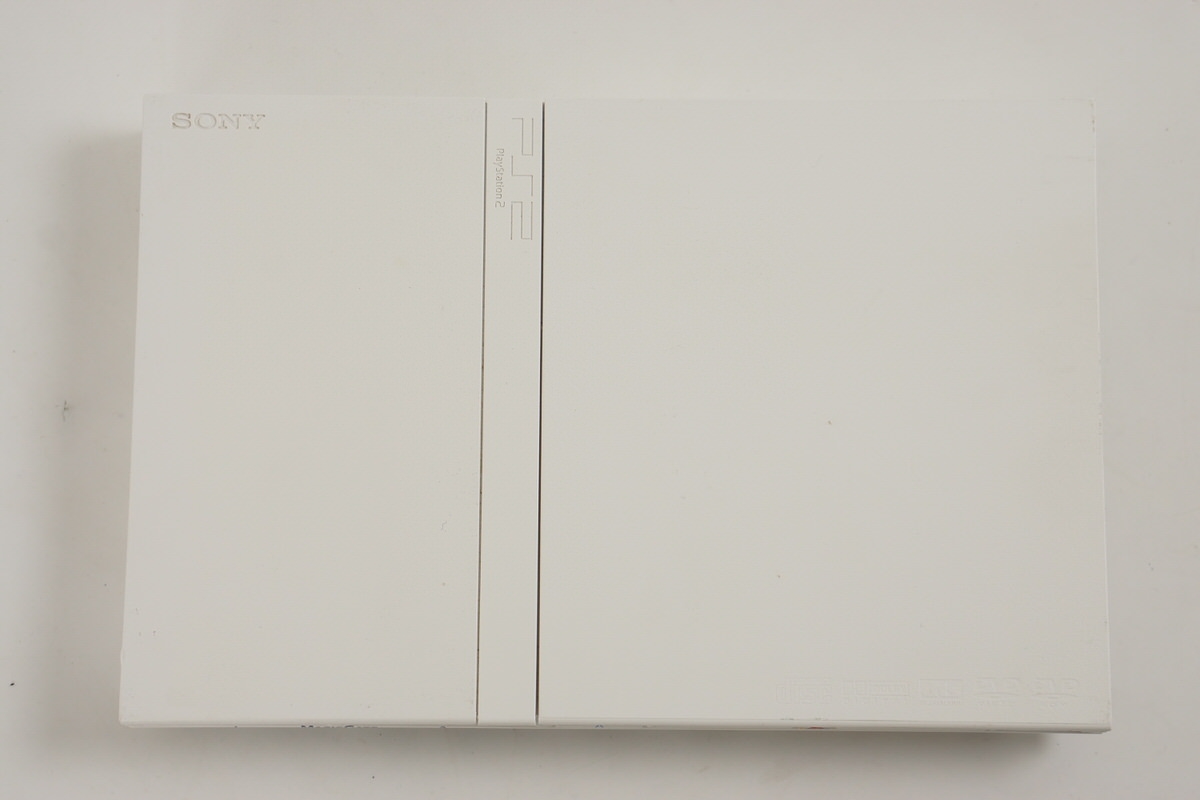 PS2 Slim Console System White SCPH-75000 CW Game -NTSC-J