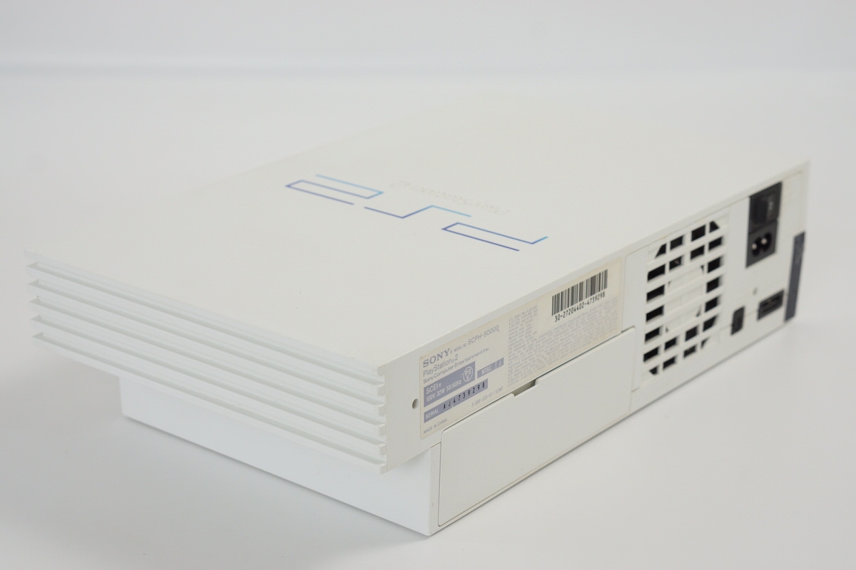 最新のデザイン PS2 CERAMIC WHITE Console SCPH-50000 CW Tested System 家庭用ゲーム機本体