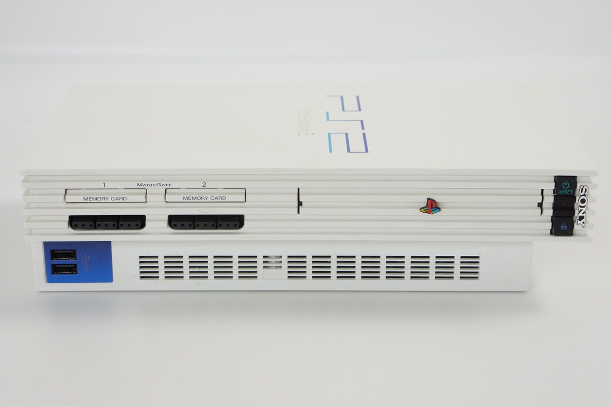 PS2 PEARL WHITE Console SCPH-50000 PW Tested System