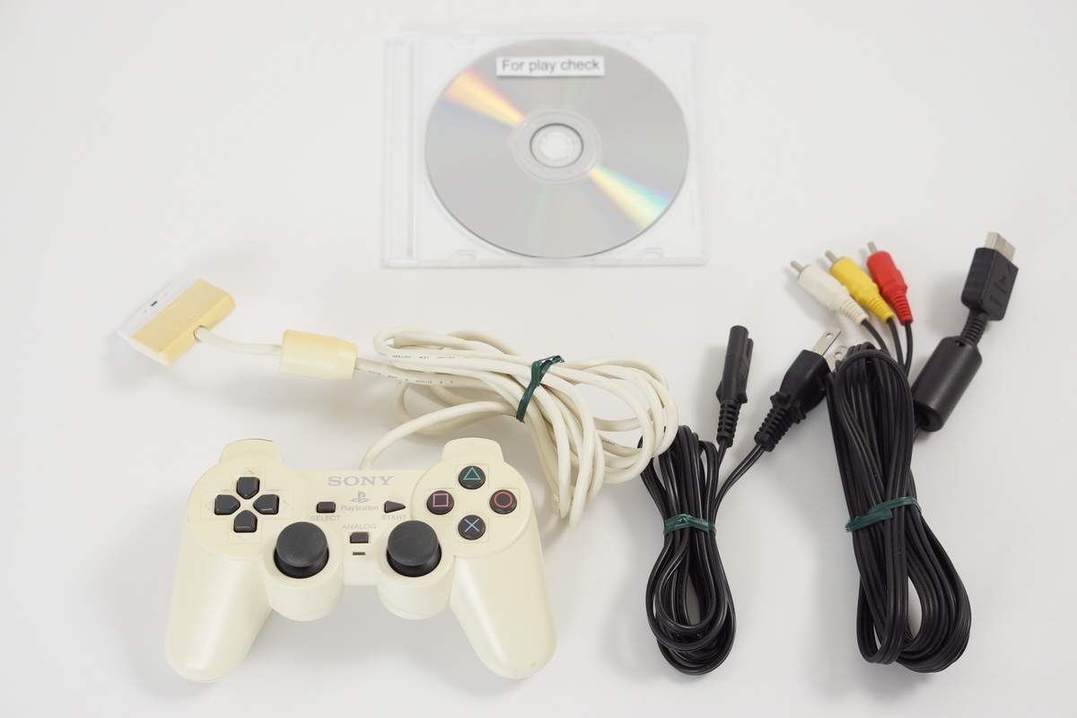 PS2 CERAMIC WHITE Console SCPH-50000 CW Tested System