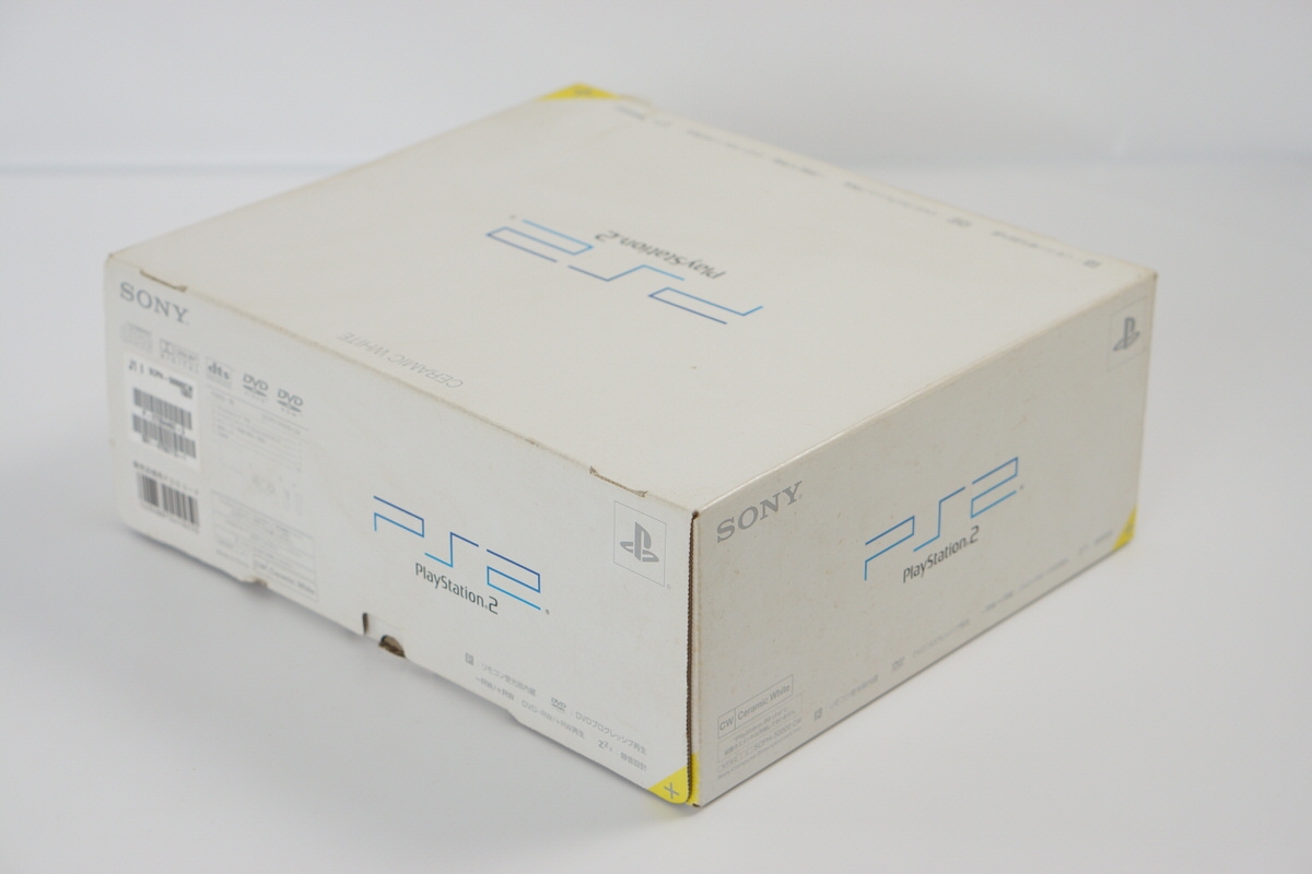 PS2 CERAMIC WHITE Console SCPH-50000 CW Tested System PS2 CERAMIC WHITE Console SCPH-50000 CW Tested System