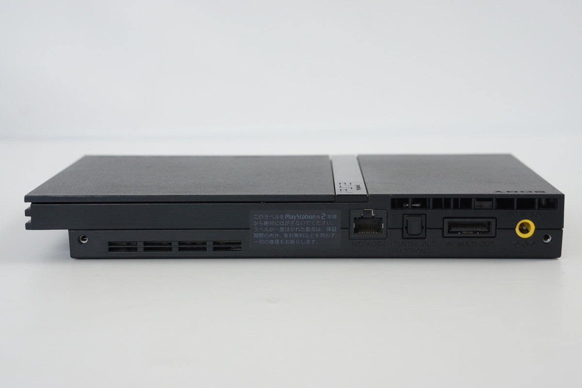 PS2 Slim Console System Black SCPH-70000 CB Game -NTSC-J