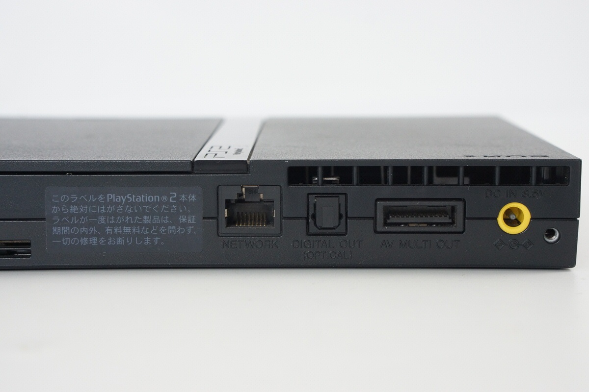 PS2 Slim Console System Black SCPH-70000 CB Game -NTSC-J