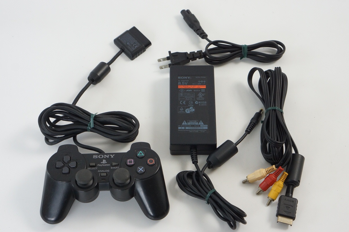 PS2 Slim Console System Black SCPH-70000 CB Game -NTSC-J