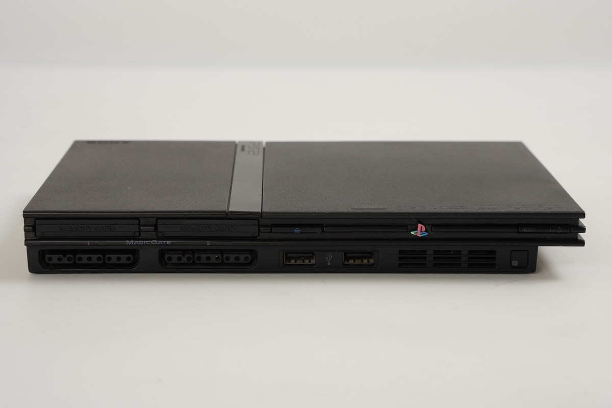 PS2 RACING PACK Slim Console System Black SCPH-70000GT -NTSC