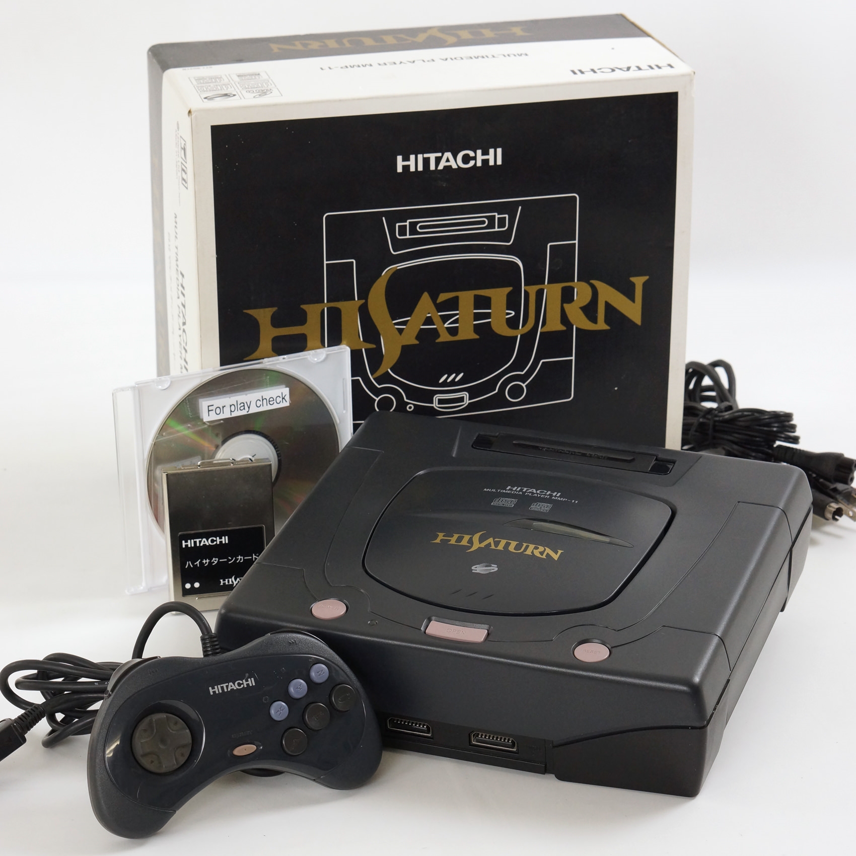 HITACHI HI SATURN Console System Boxed MMP-1 Tested JAPAN