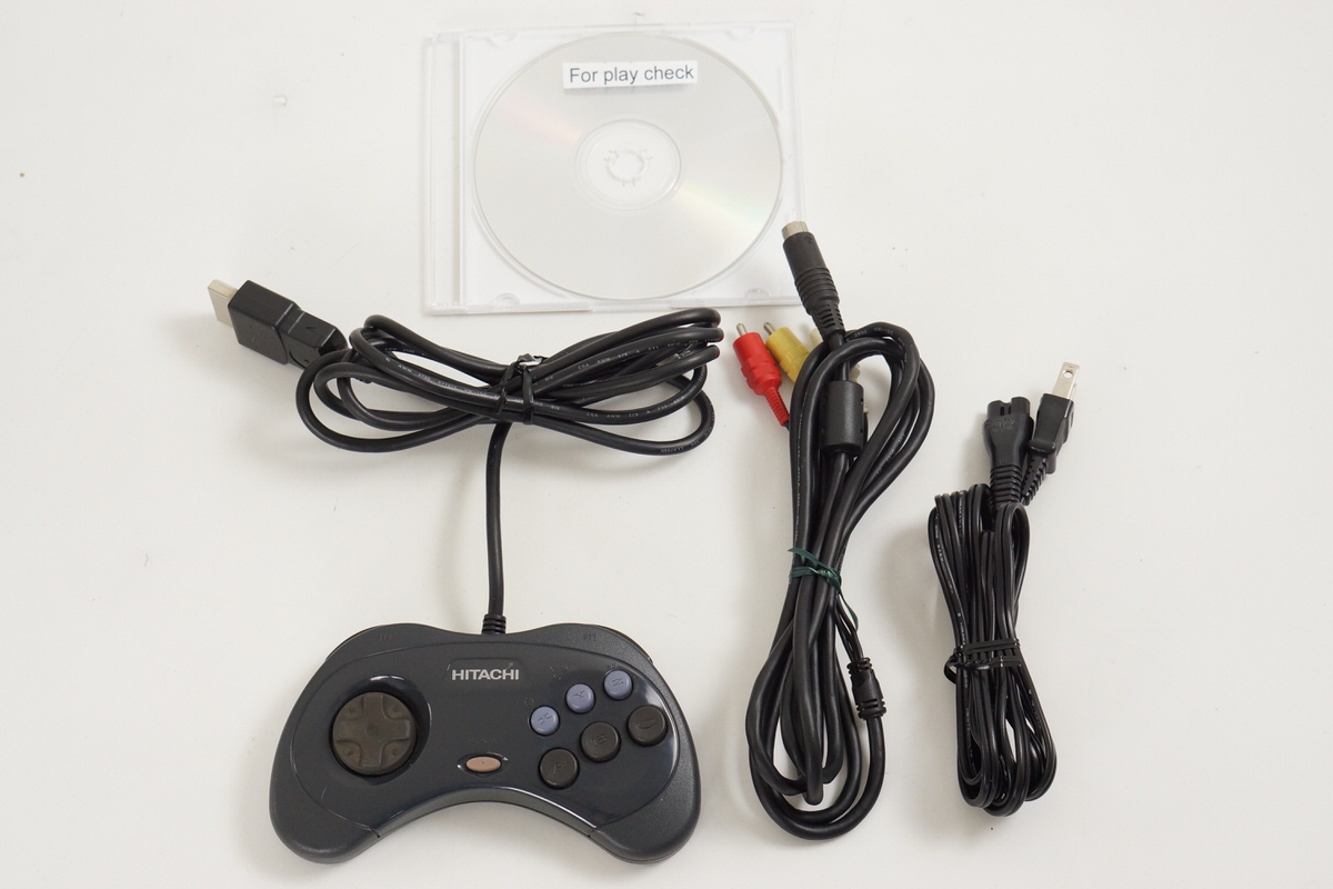HITACHI HI SATURN Console System Boxed MMP-1 Tested JAPAN -NTSC-J