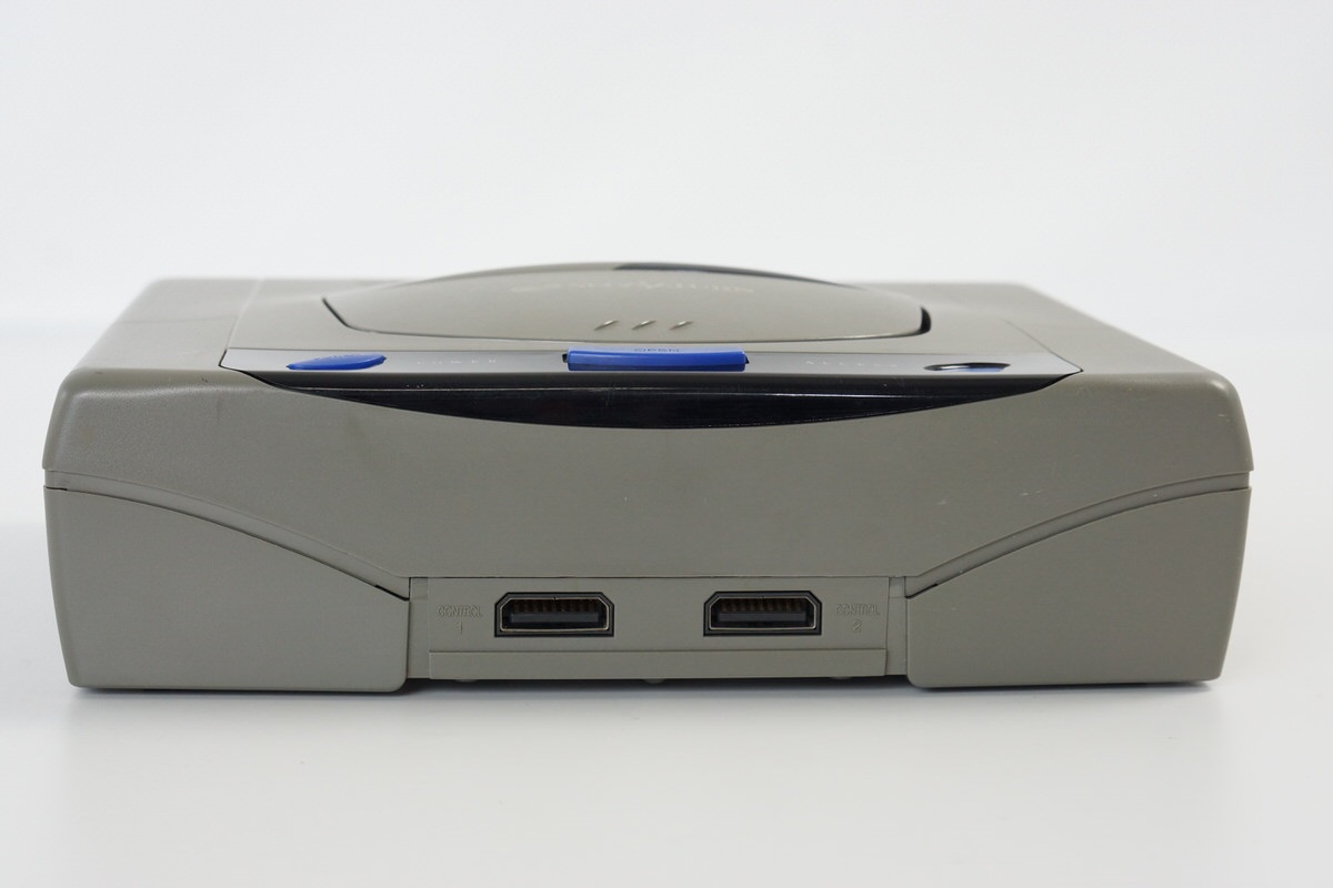 Sega Saturn Grey Console HST-3200 Tested System 4 Games NTSC