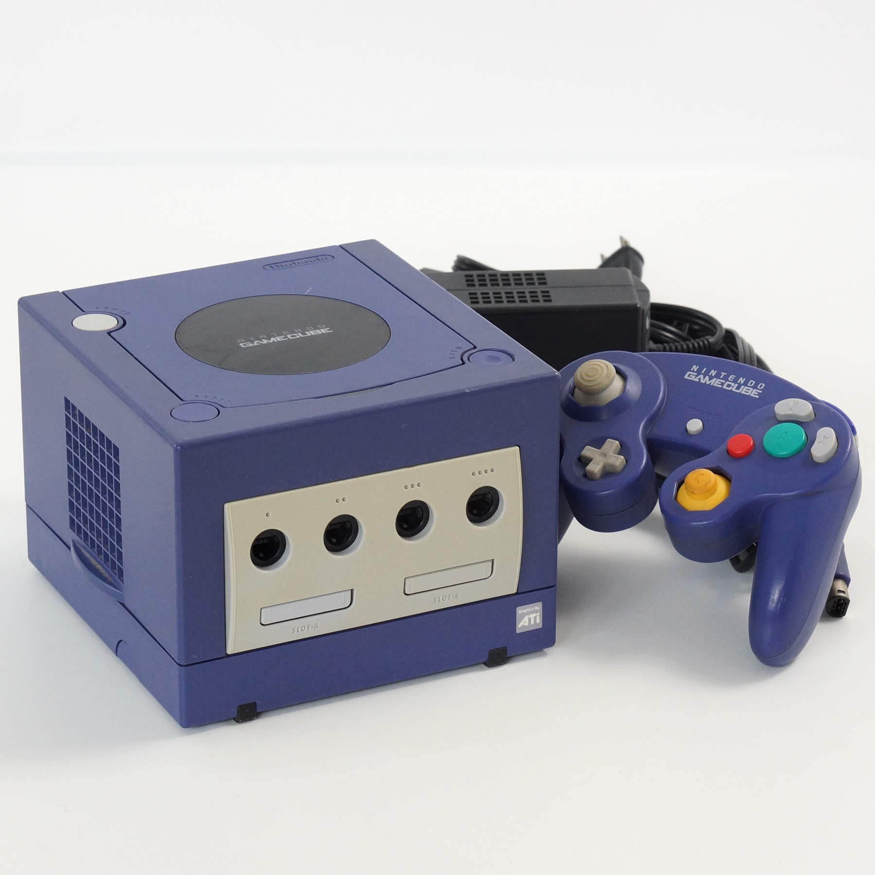 Gamecube Violet Console System DOL-001JP For Japan Game CD