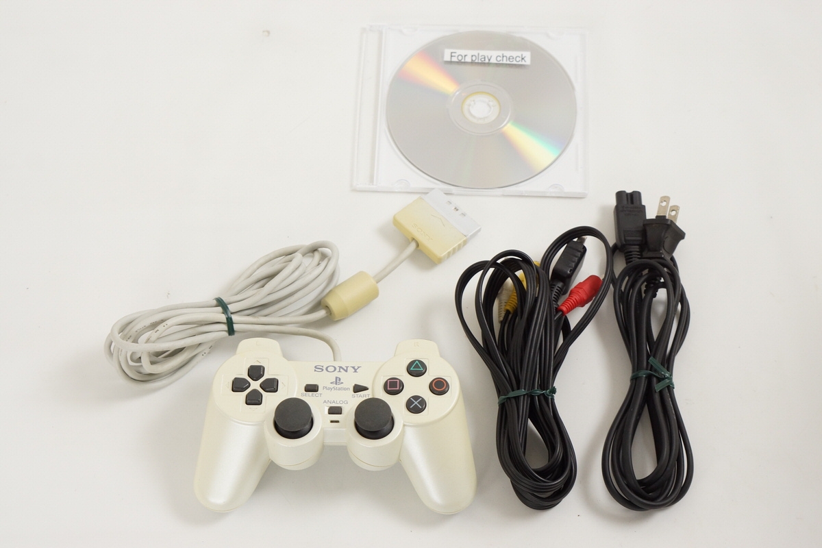 PS2 PEARL WHITE Console SCPH-50000 PW Tested System