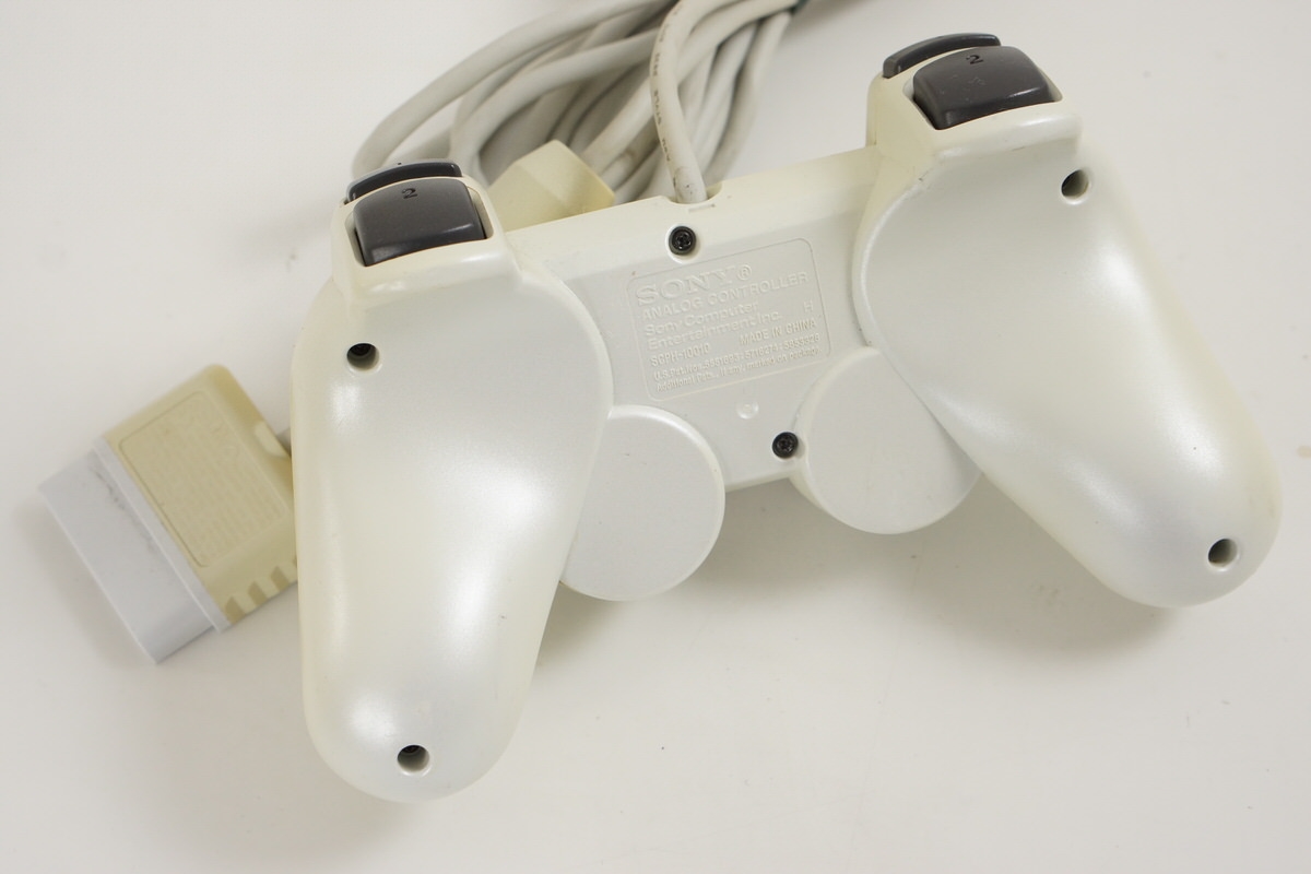 PS2 PEARL WHITE Console SCPH-50000 PW Tested System