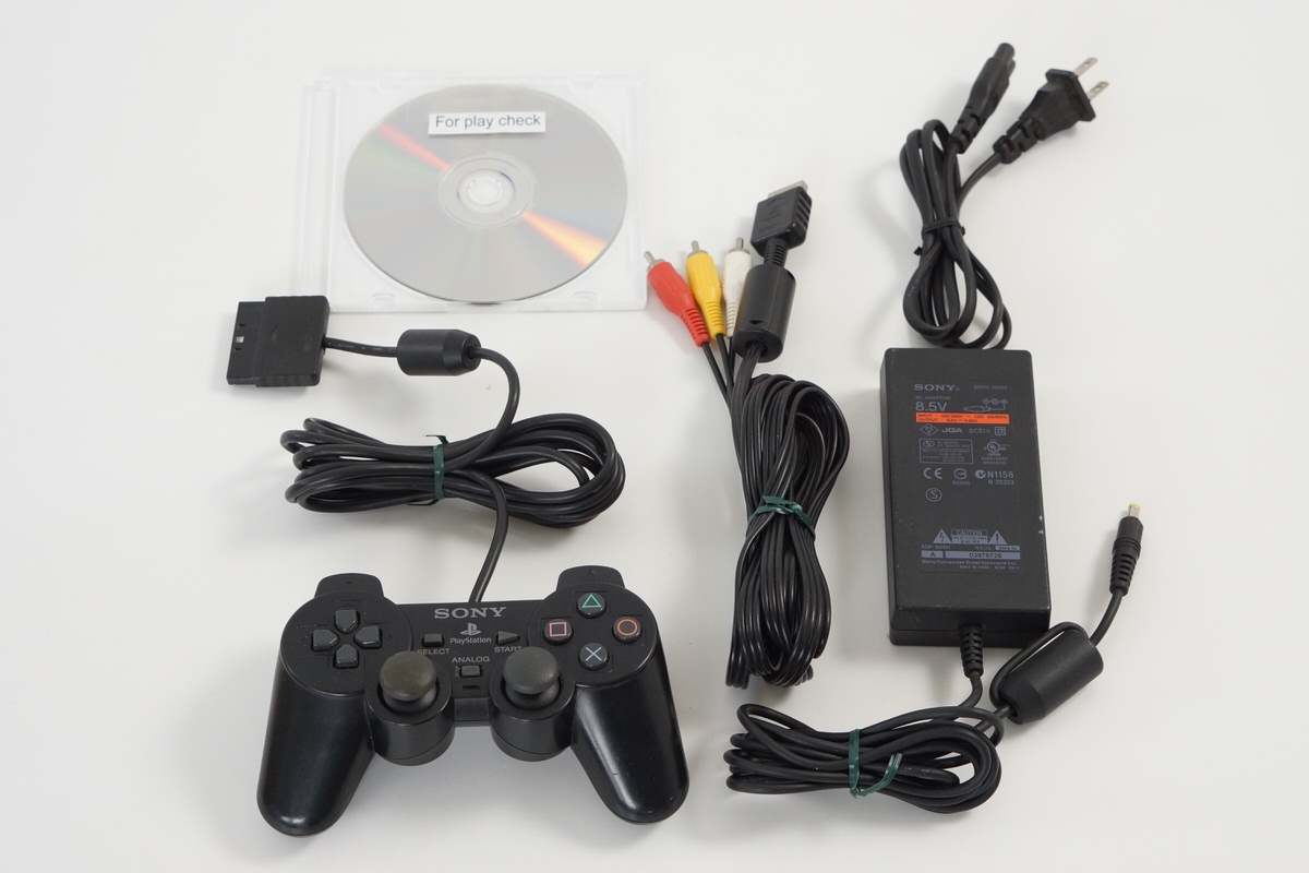 PS2 Slim Console SCPH-70000 CB Black Playstation2 System