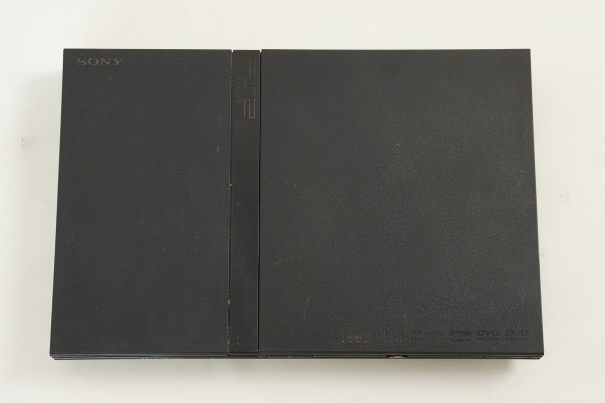 PS2 Slim Console System Black SCPH-70000 CB Game -NTSC-J