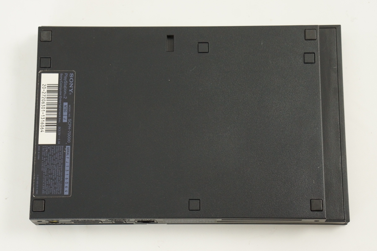 PS2 Slim Console System Black SCPH-70000 CB Game -NTSC-J